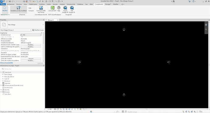 Préfigure dans Revit : import du contexte Google Photorealistic 3D